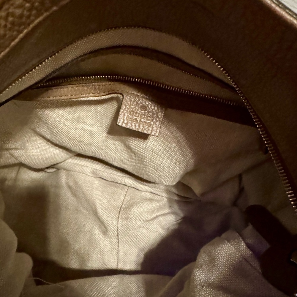 Gucci Brown Python and Leather Greenwich Hobo Bag. - image 4